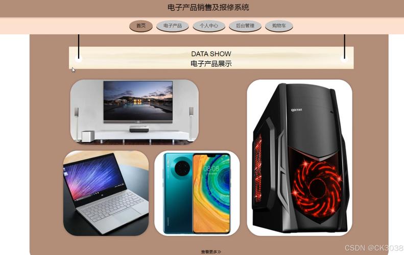 基于Spring Boot的电子产品销售及报修系统设计与实现（t50ax）